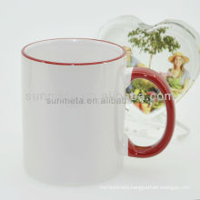 Sunmeta 11oz blank sublimation heat press ceramic color mug